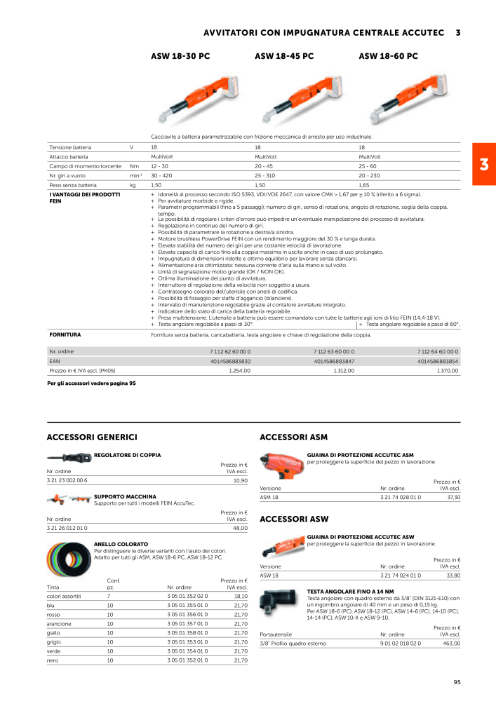 FEIN Catalogo Utensili elettrici NR.: 19896 - Seite 97