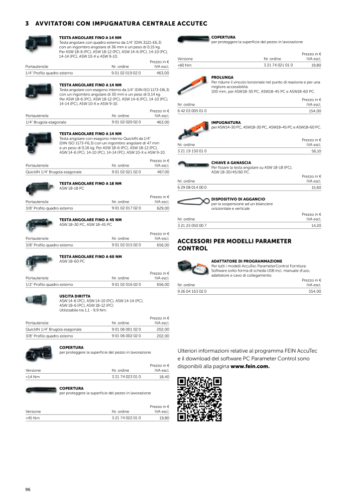 FEIN Catalogo Utensili elettrici NR.: 19896 - Pagina 98