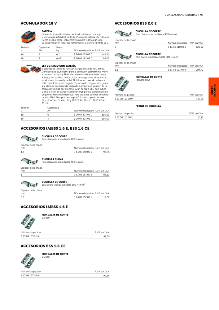 FEIN Catálogo Ferramentas elétricas Nº: 19902 - Página 101