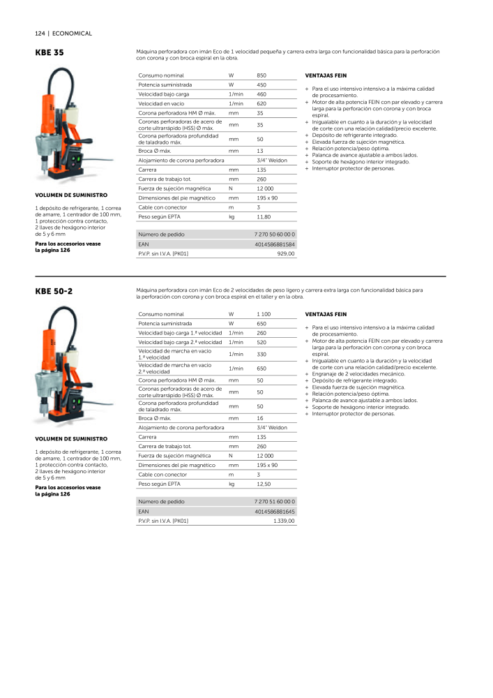 FEIN Catálogo Ferramentas elétricas NR.: 19902 - Seite 126