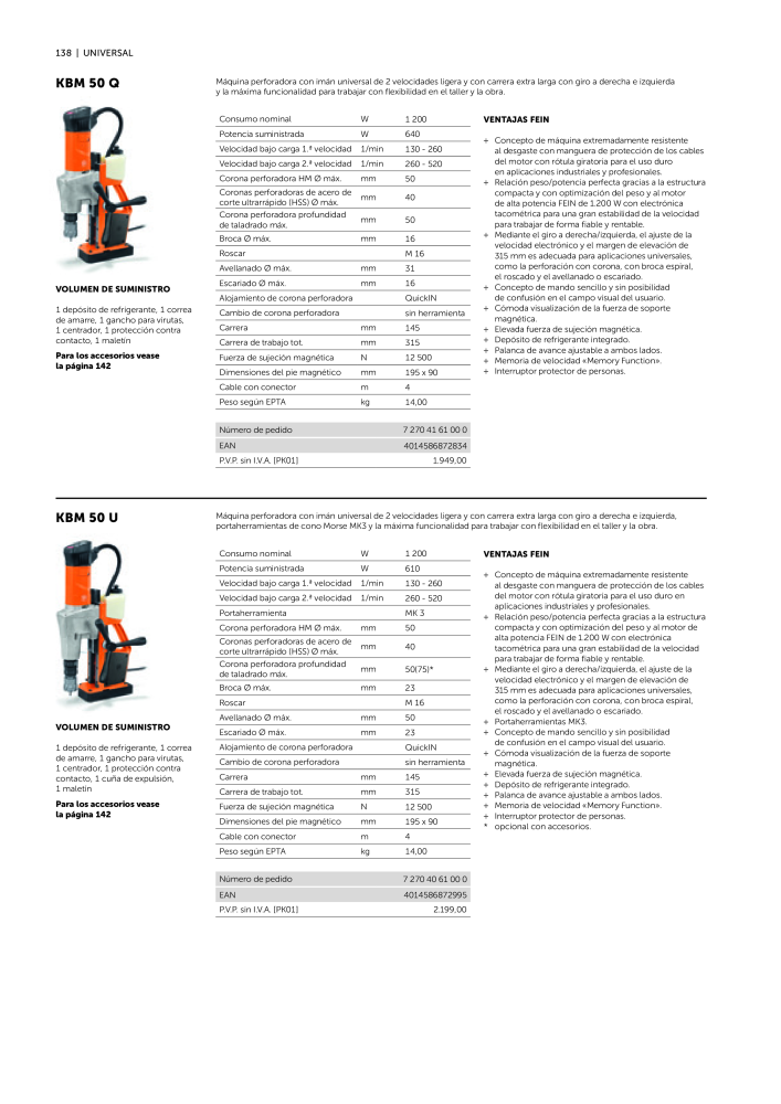 FEIN Catálogo Ferramentas elétricas NR.: 19902 - Seite 140