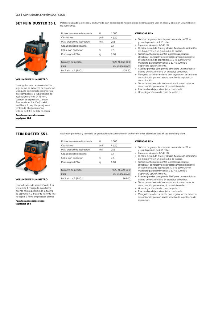 FEIN Catálogo Ferramentas elétricas Nº: 19902 - Página 164