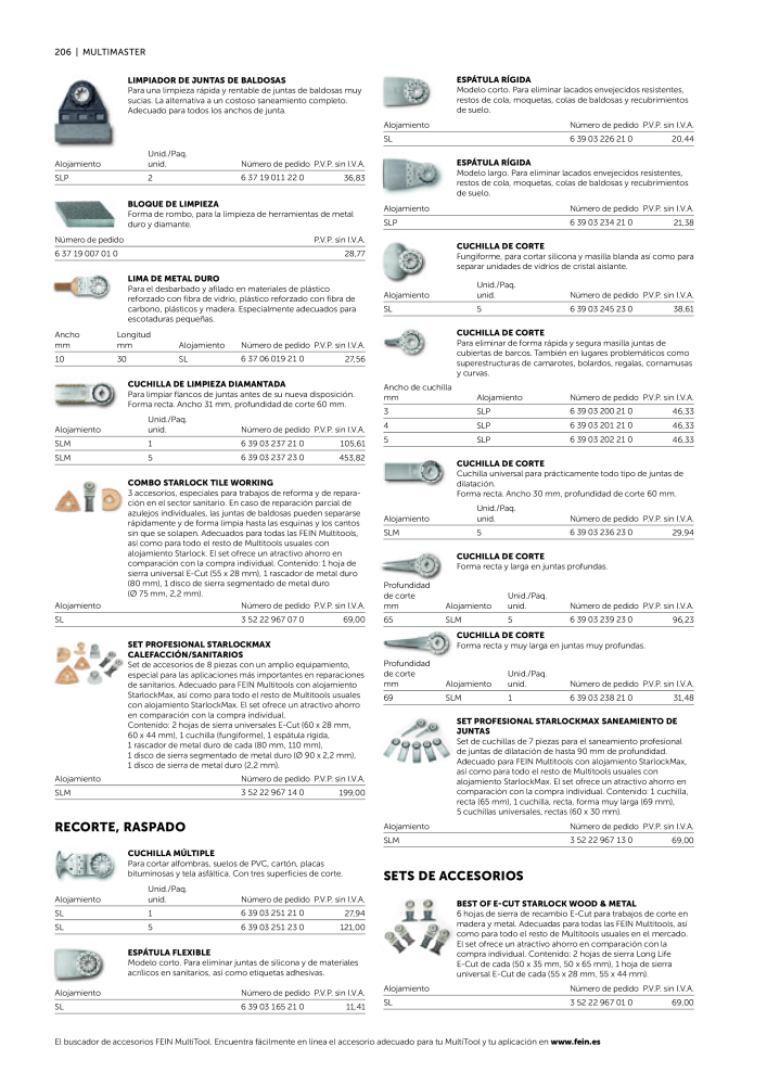 FEIN Catálogo Ferramentas elétricas NO.: 19902 - Page 208