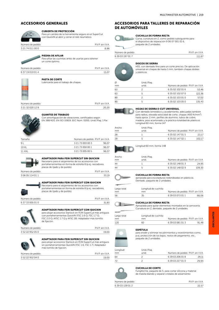 FEIN Catálogo Ferramentas elétricas Nº: 19902 - Página 221