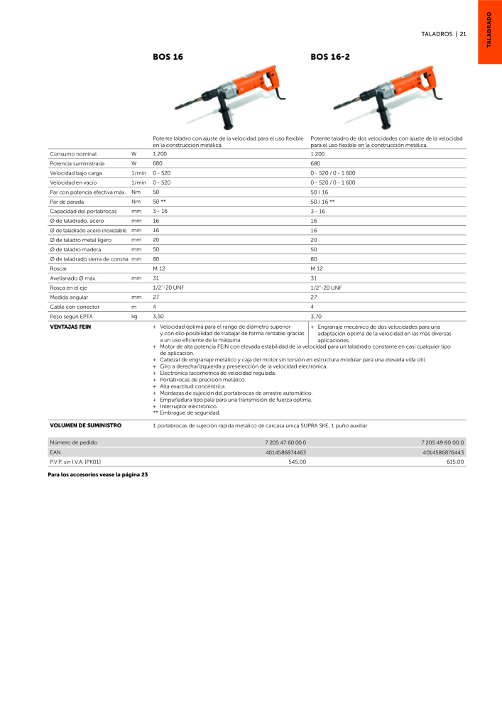 FEIN Catálogo Ferramentas elétricas Nº: 19902 - Página 23