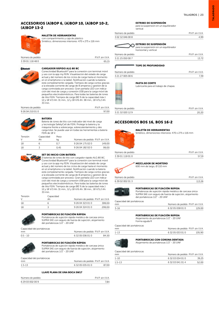 FEIN Catálogo Ferramentas elétricas Nº: 19902 - Página 25