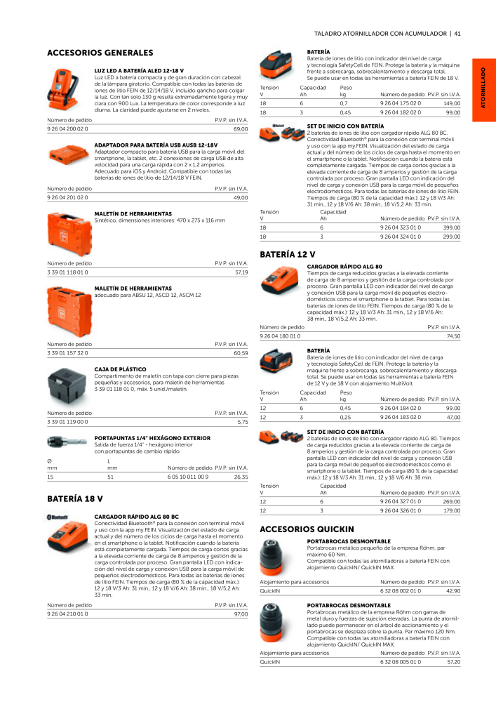 FEIN Catálogo Ferramentas elétricas NO.: 19902 - Page 43