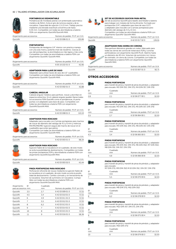 FEIN Catálogo Ferramentas elétricas Nº: 19902 - Página 44