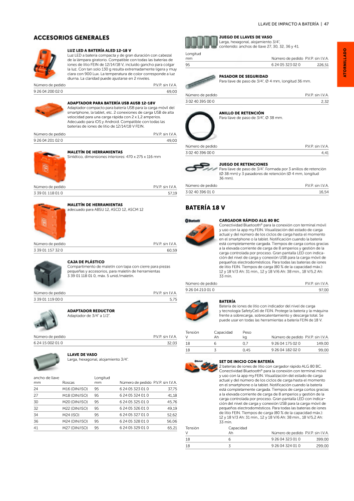 FEIN Catálogo Ferramentas elétricas NEJ.: 19902 - Sida 49