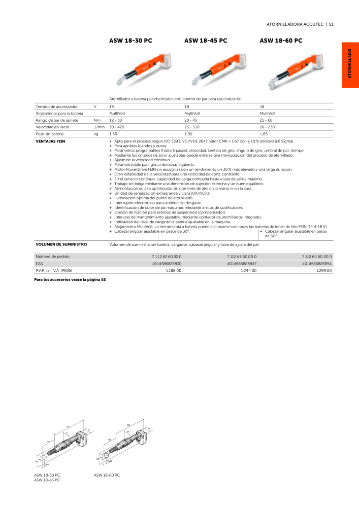 FEIN Catálogo Ferramentas elétricas Nº: 19902 - Página 53