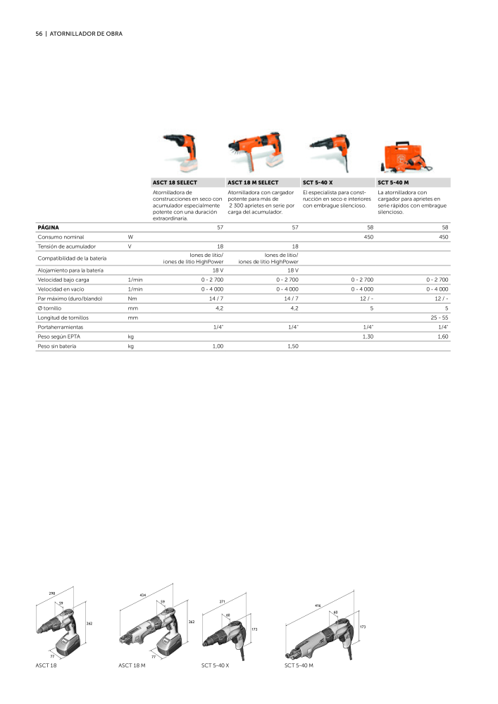 FEIN Catálogo Ferramentas elétricas Nº: 19902 - Página 58