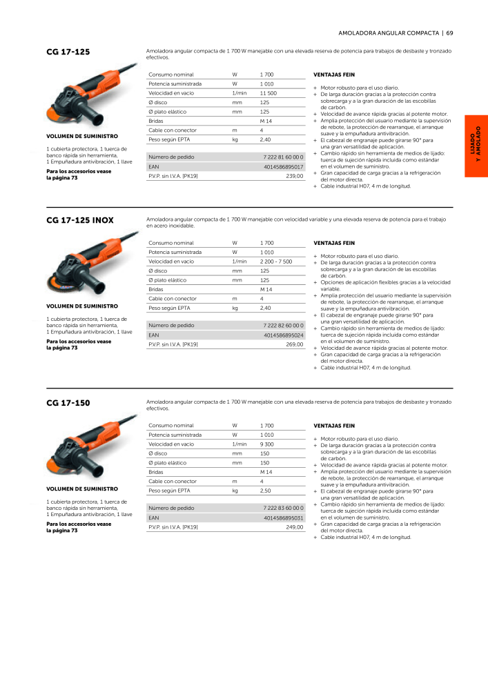 FEIN Catálogo Ferramentas elétricas Nº: 19902 - Página 71