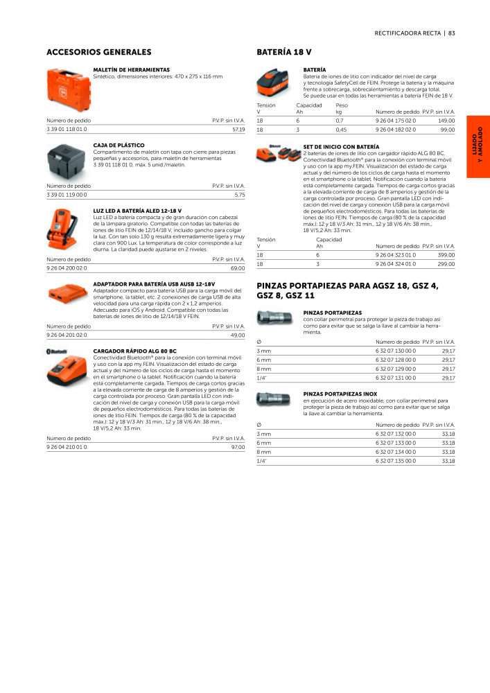 FEIN Catálogo Ferramentas elétricas Nº: 19902 - Página 85