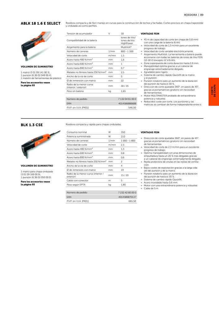 FEIN Catálogo Ferramentas elétricas NO.: 19902 - Page 91