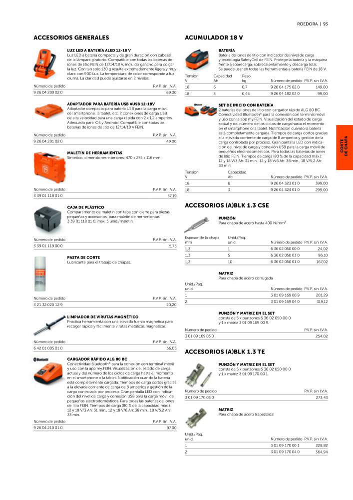 FEIN Catálogo Ferramentas elétricas n.: 19902 - Pagina 95