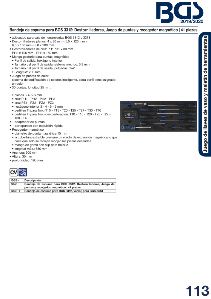 BGS technic catalogo principal NO.: 19906 - Page 134