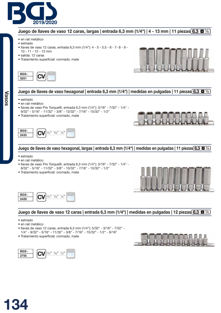 BGS technic catalogo principal NO.: 19906 - Page 155