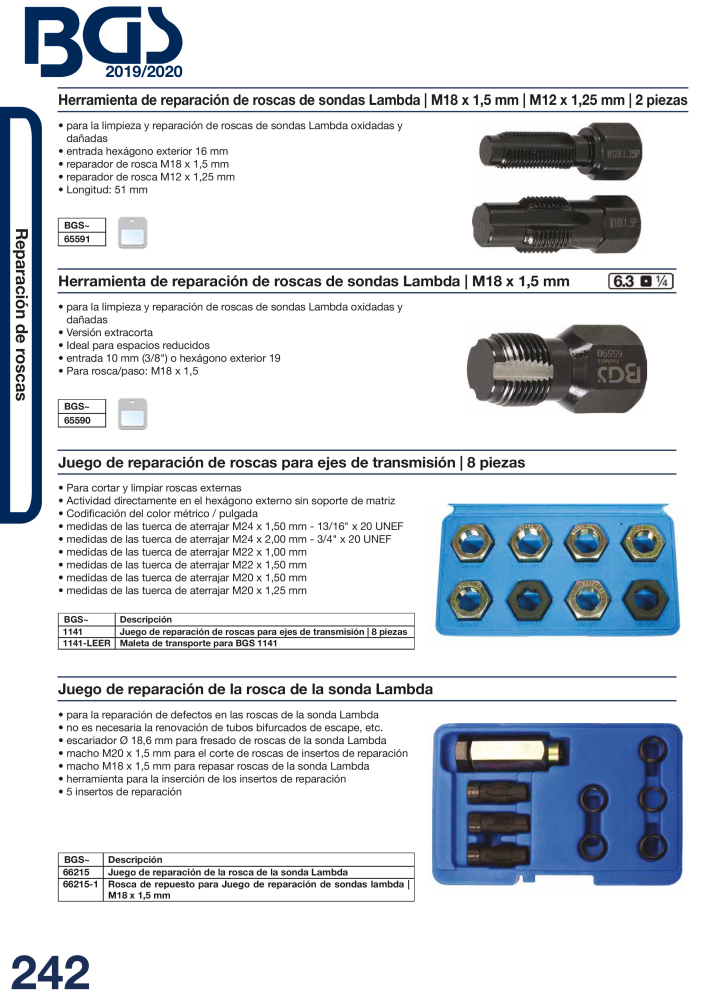 BGS technic catalogo principal NO.: 19906 - Page 263