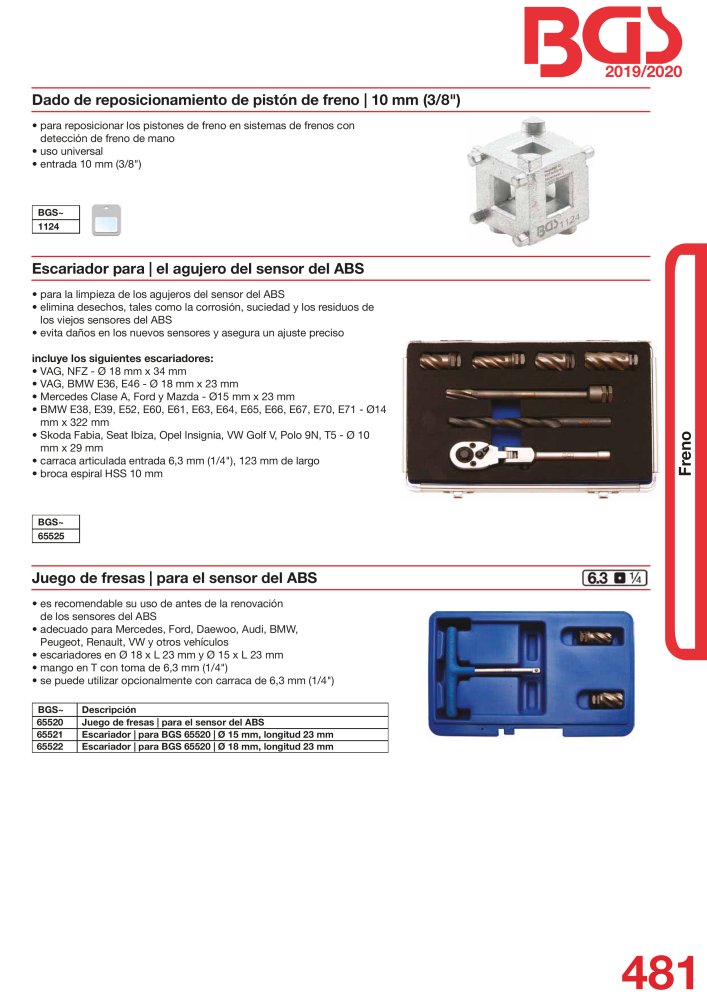 BGS technic catalogo principal NO.: 19906 - Page 502