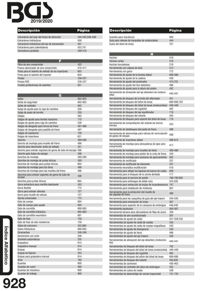 BGS technic catalogo principal Nb. : 19906 - Page 949