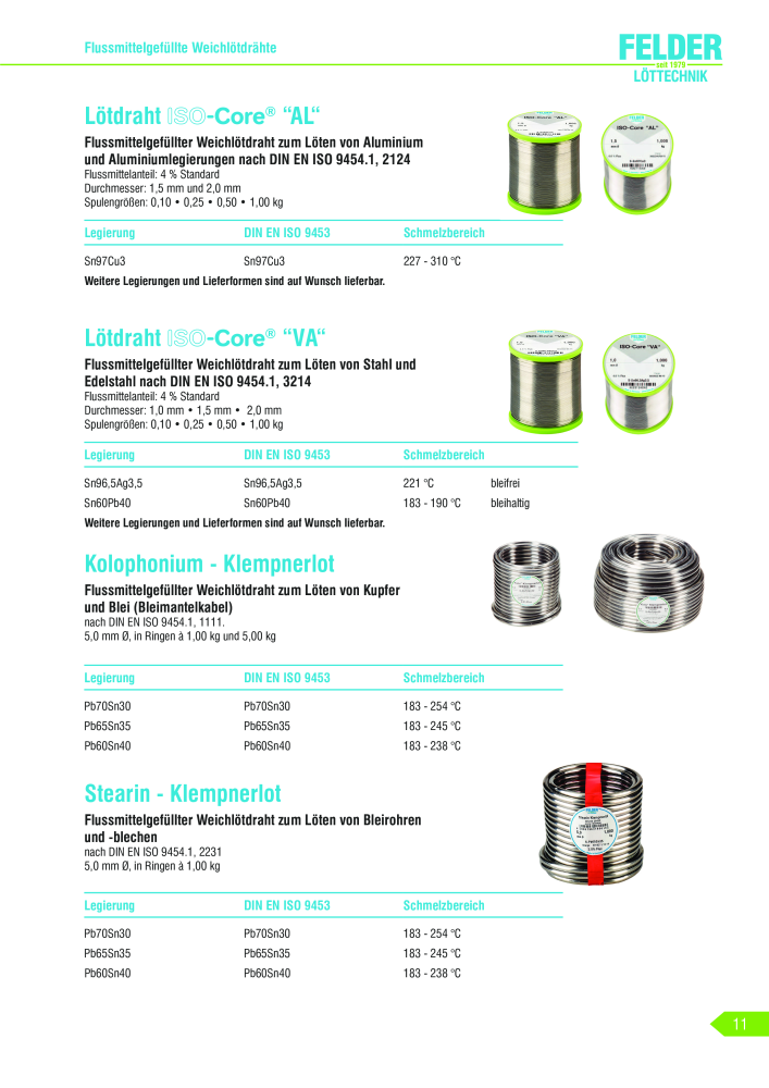 Felder Gmbh Hauptkatalog NR.: 19908 - Seite 11