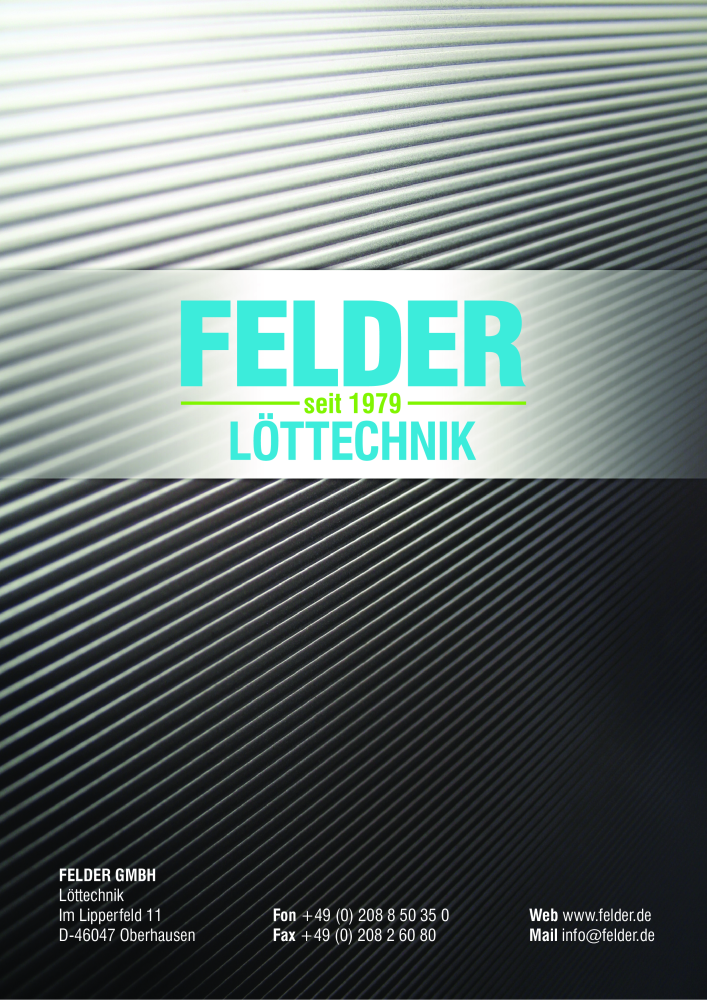 Felder Gmbh Hauptkatalog NR.: 19908 - Seite 47