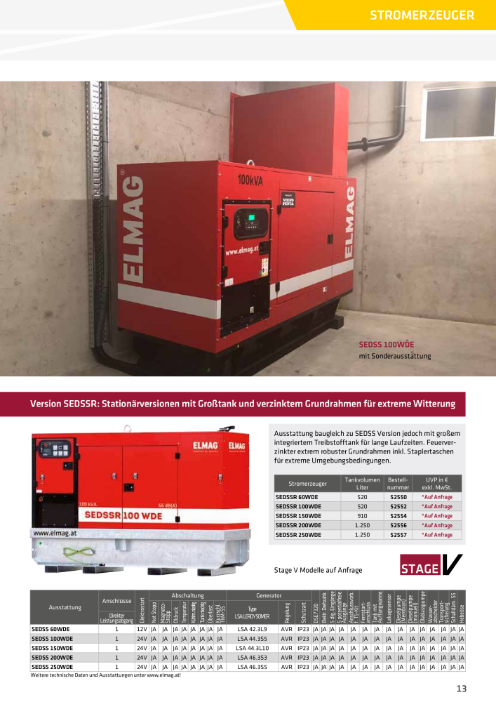 ELMAG Stromerzeuger Prospekt NR.: 19956 - Seite 13