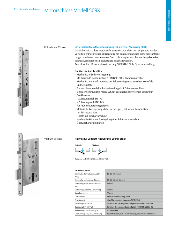 ASSA ABLOY Schlosskatalog NR.: 19959 - Seite 13