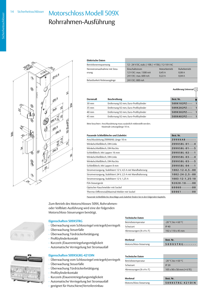 ASSA ABLOY Schlosskatalog NR.: 19959 - Seite 14