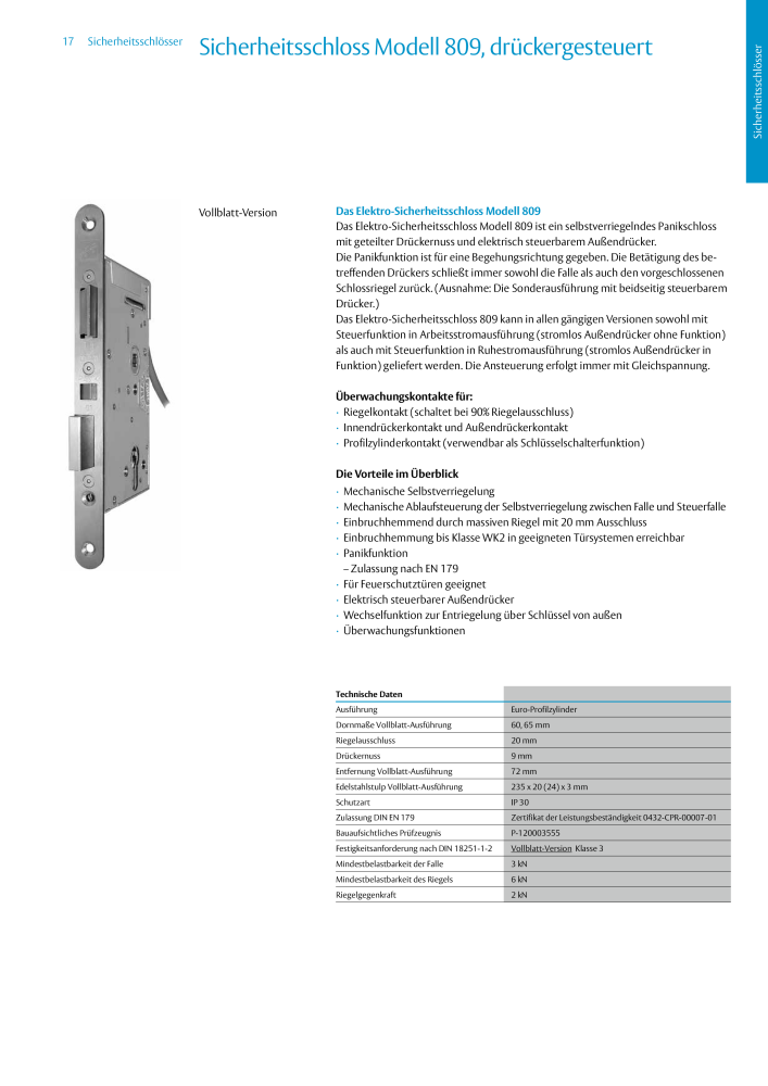 ASSA ABLOY Schlosskatalog NR.: 19959 - Seite 17