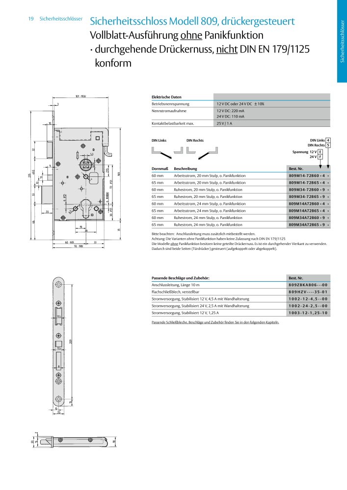 ASSA ABLOY Schlosskatalog NR.: 19959 - Seite 19