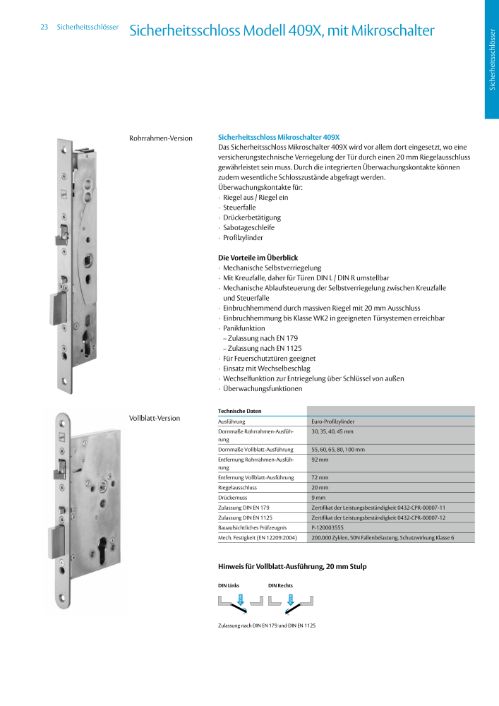 ASSA ABLOY Schlosskatalog NR.: 19959 - Seite 23