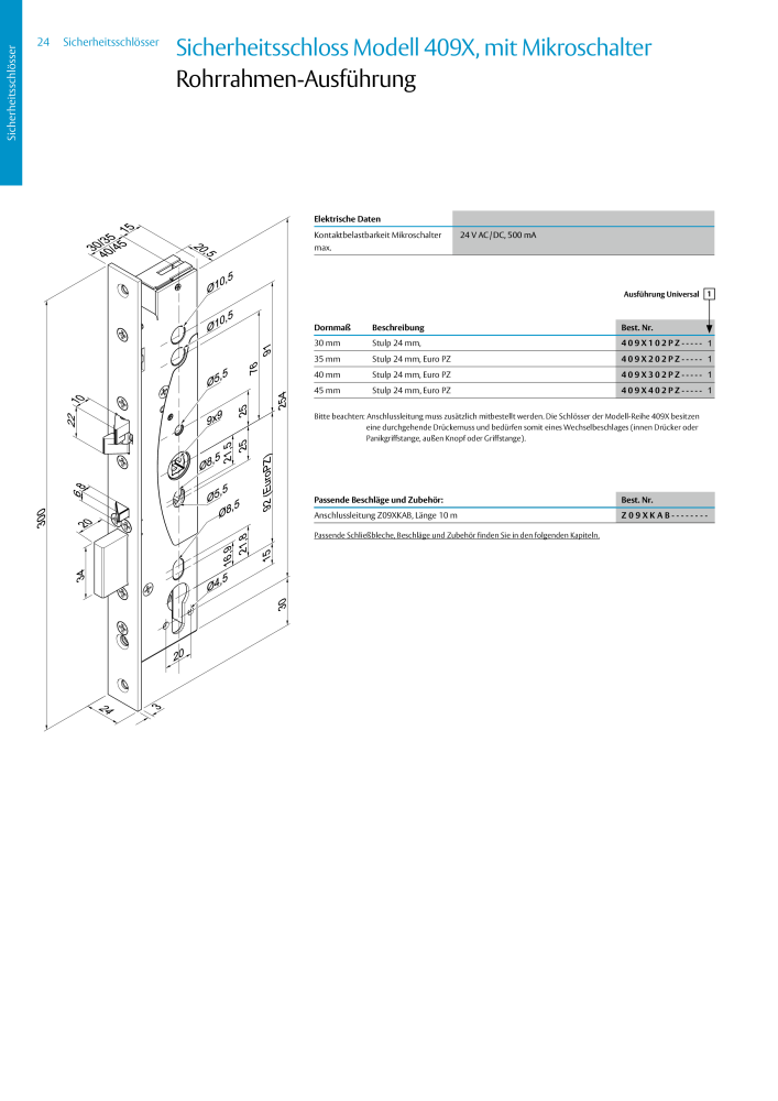ASSA ABLOY Schlosskatalog NR.: 19959 - Seite 24