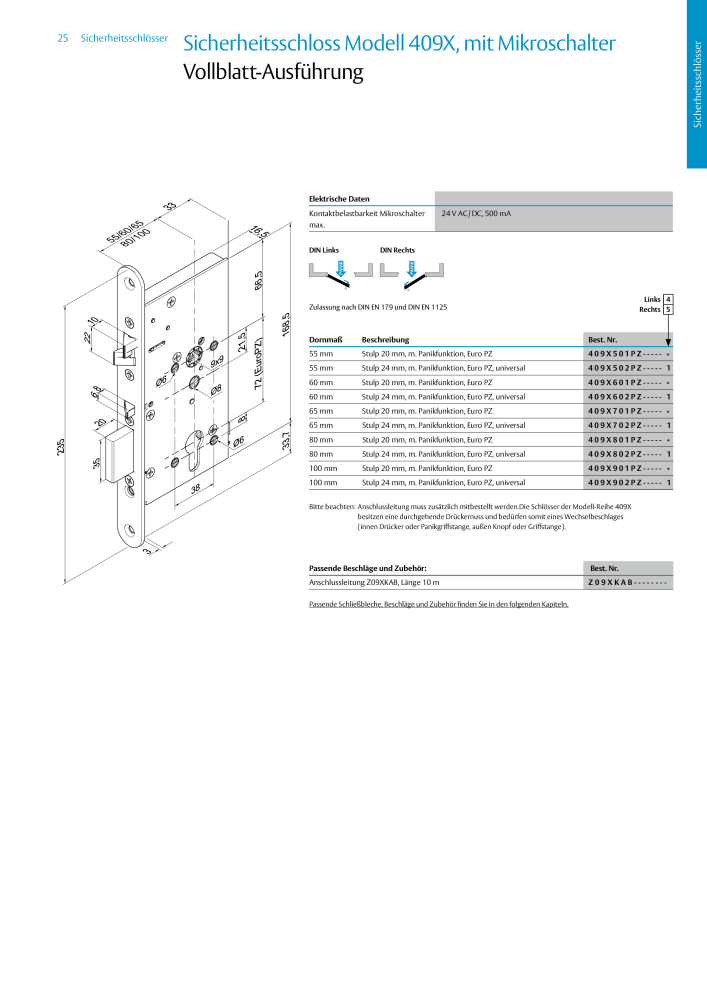 ASSA ABLOY Schlosskatalog NR.: 19959 - Seite 25