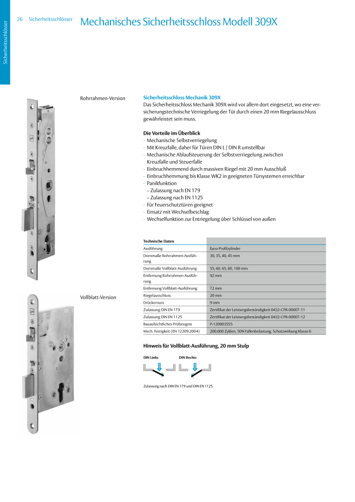 ASSA ABLOY Schlosskatalog NR.: 19959 - Seite 26