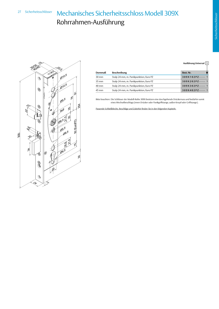 ASSA ABLOY Schlosskatalog NR.: 19959 - Seite 27