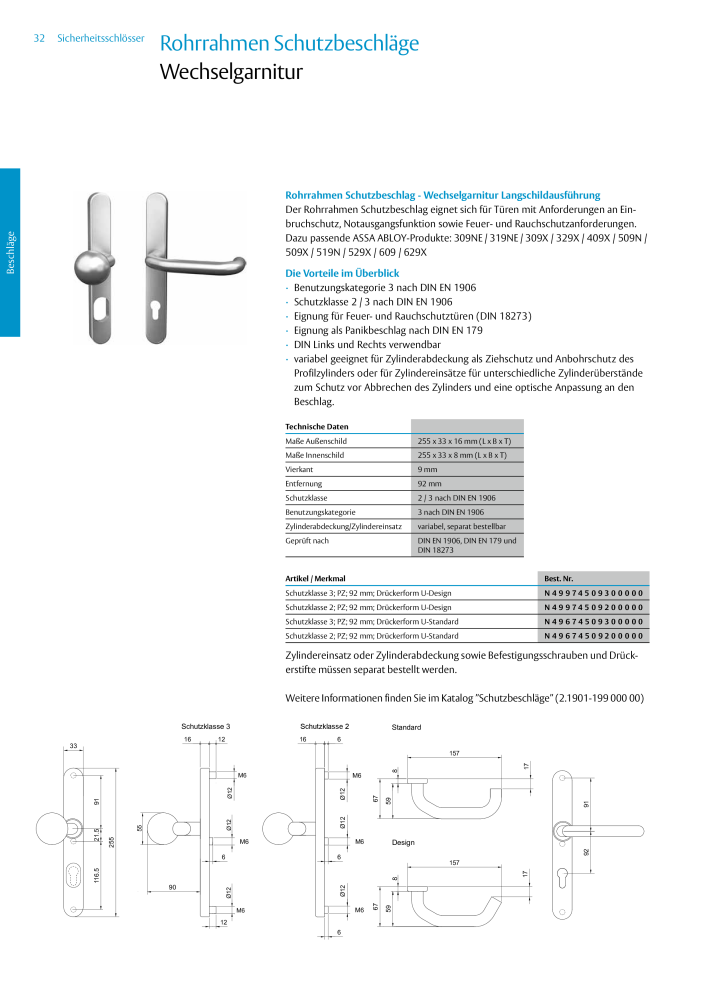 ASSA ABLOY Schlosskatalog NR.: 19959 - Seite 32