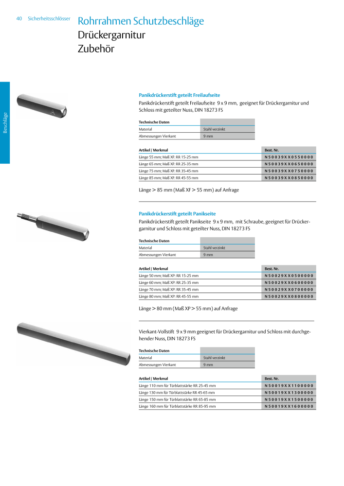 ASSA ABLOY Schlosskatalog NR.: 19959 - Seite 40