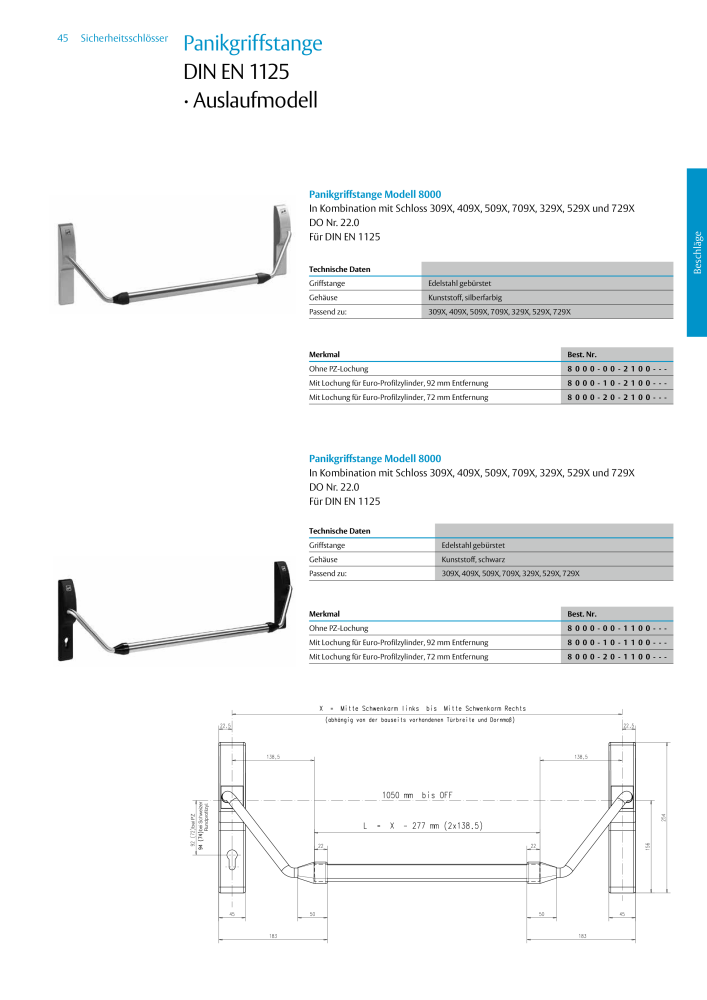 ASSA ABLOY Schlosskatalog NR.: 19959 - Seite 45