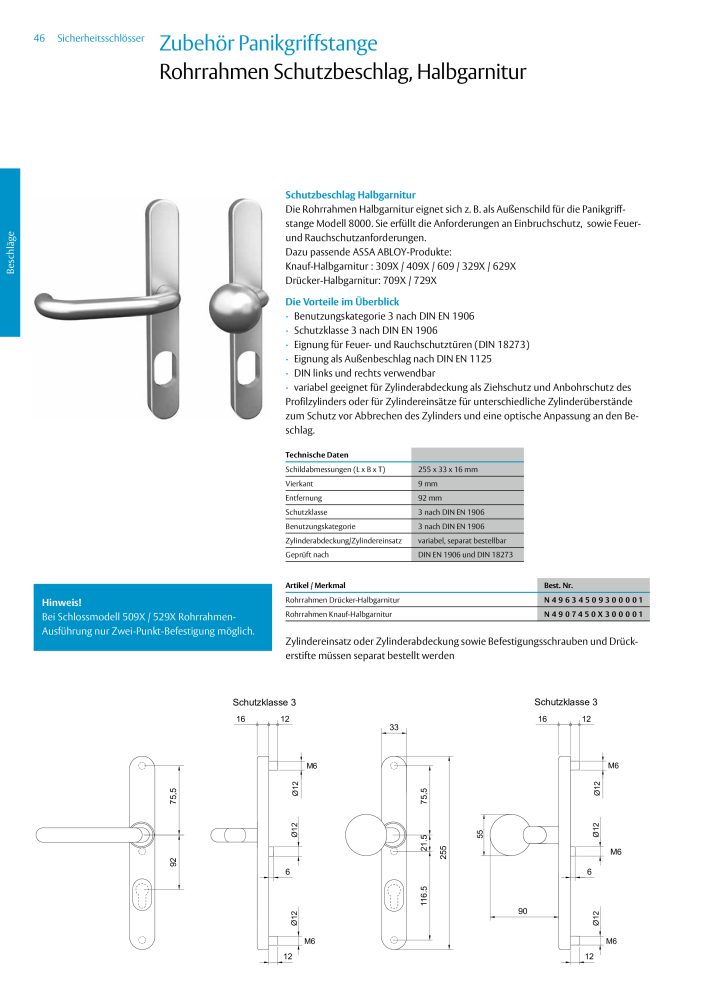 ASSA ABLOY Schlosskatalog NR.: 19959 - Seite 46