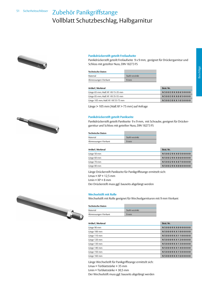 ASSA ABLOY Schlosskatalog NR.: 19959 - Seite 51