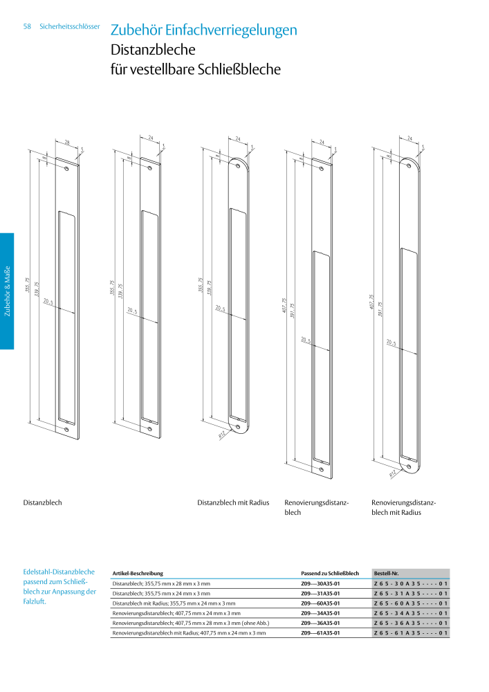 ASSA ABLOY Schlosskatalog NR.: 19959 - Seite 58