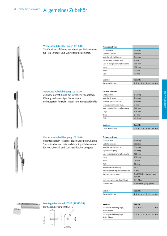 ASSA ABLOY Schlosskatalog NR.: 19959 - Seite 61