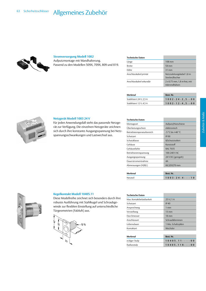 ASSA ABLOY Schlosskatalog NR.: 19959 - Seite 63