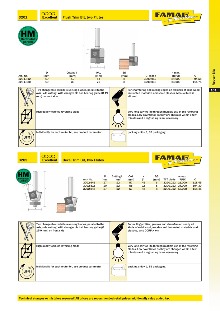 FAMAG main catalog drilling and punching tools NO.: 19969 - Page 103