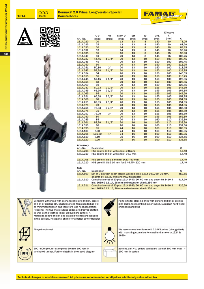 FAMAG main catalog drilling and punching tools NO.: 19969 - Page 12