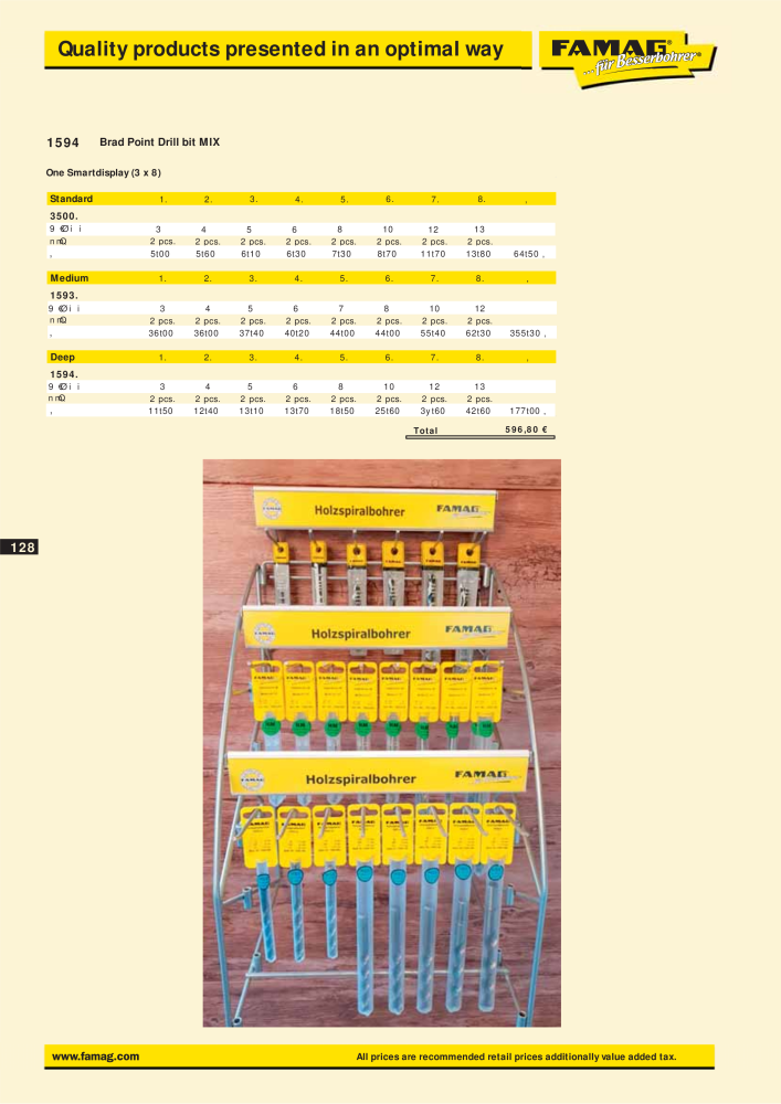 FAMAG main catalog drilling and punching tools NO.: 19969 - Page 130