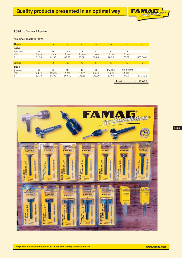 FAMAG main catalog drilling and punching tools NO.: 19969 - Page 135