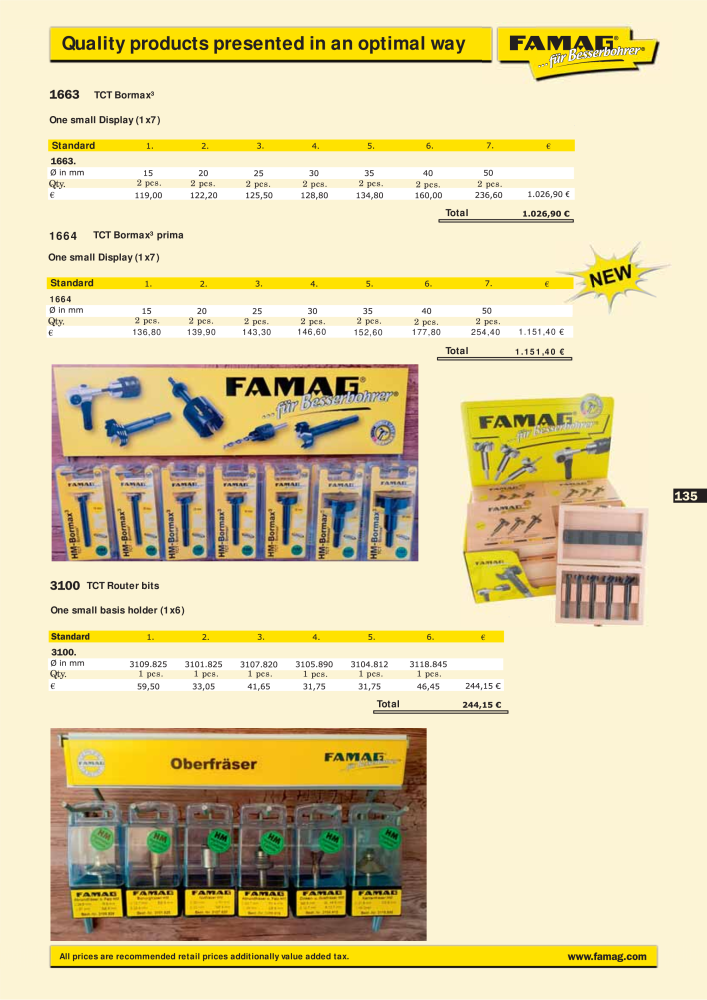 FAMAG main catalog drilling and punching tools NO.: 19969 - Page 137