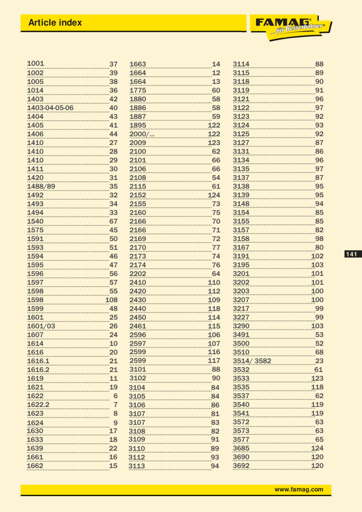 FAMAG main catalog drilling and punching tools NO.: 19969 - Page 143